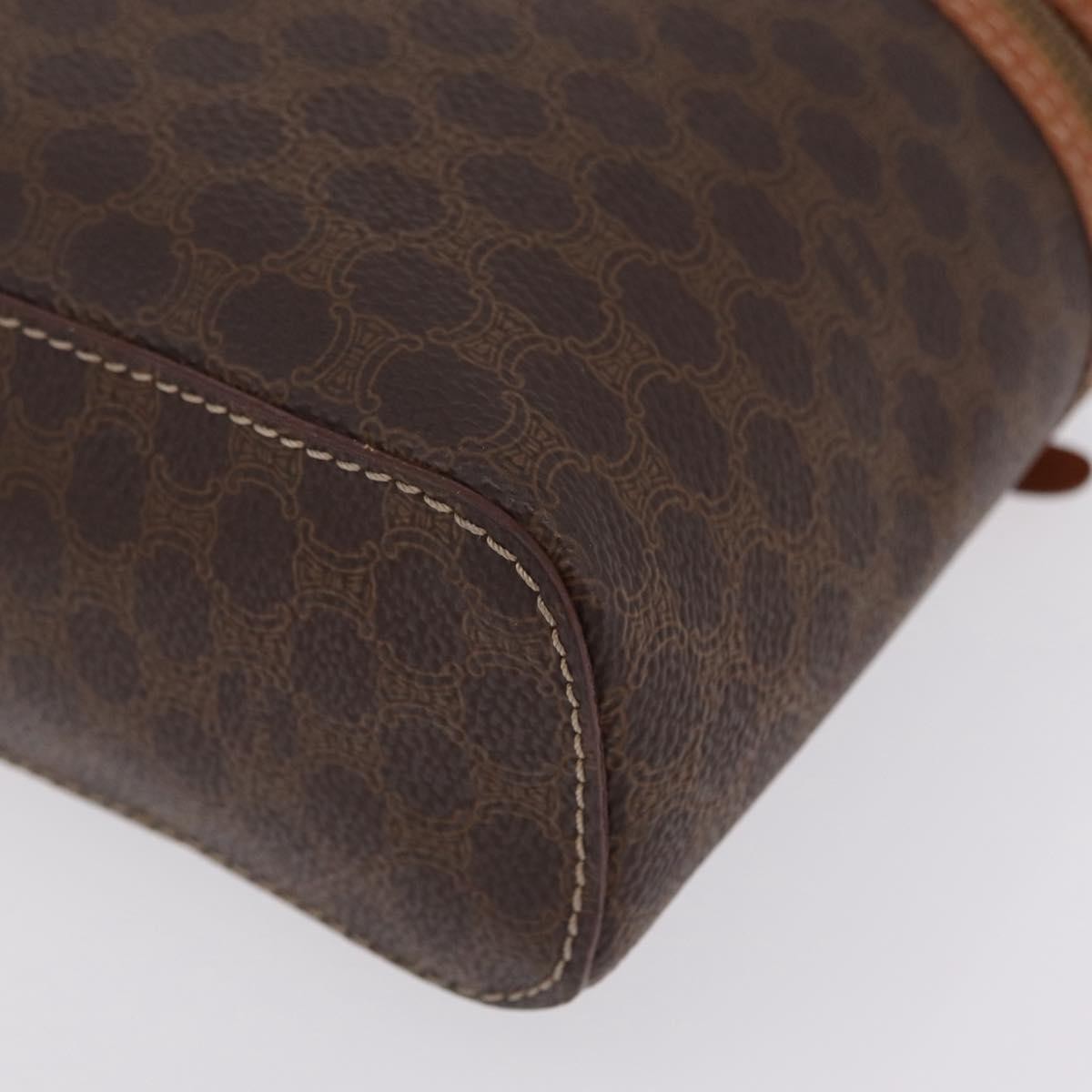 Celine Macadam Vanity Canvas Brown Canvas Clutche & Pouche Bag (Pre-Owned)