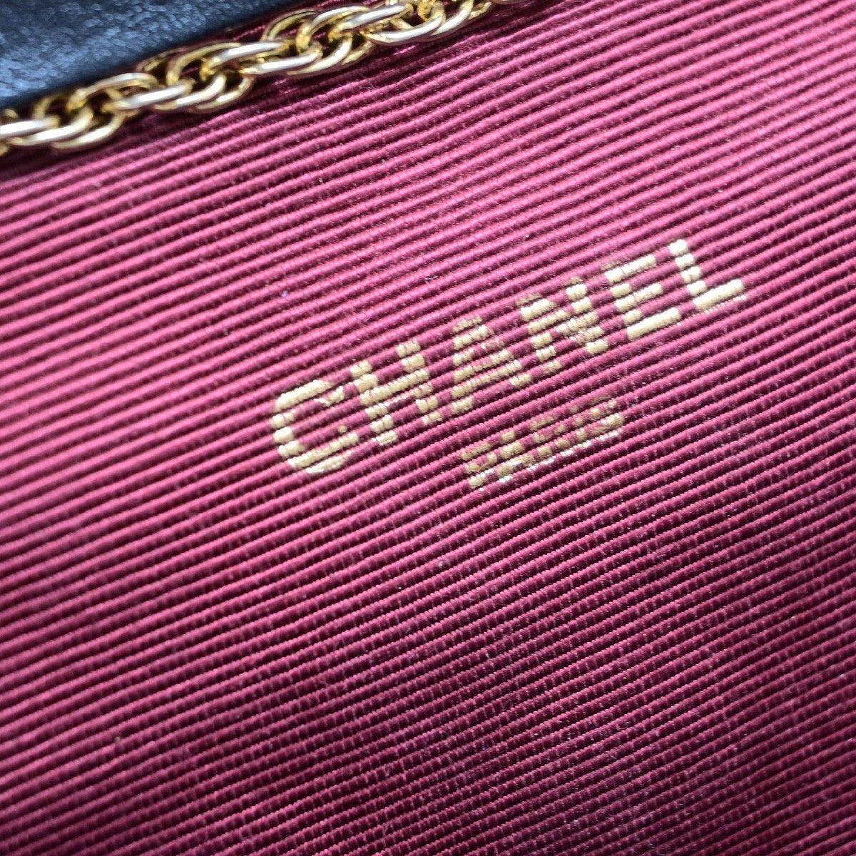 Chanel Vintage Round Flap Quilted Lambskin Black Leather Bag (Pre-Owned)
