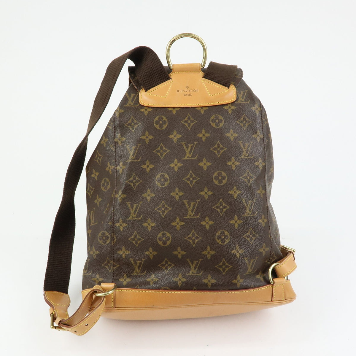 Louis Vuitton Vintage Montsouris Monogram Canvas Brown Canvas Backpack Bag (Pre-Owned)
