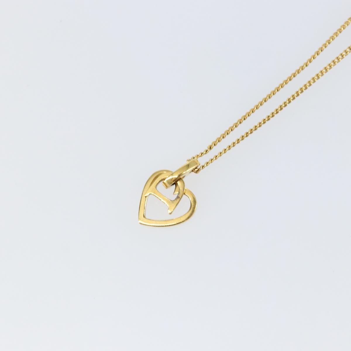 Christian Dior Cd Heart Metal Gold Metal Jewelry (Pre-Owned)