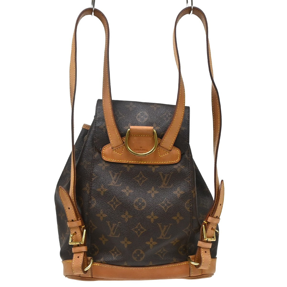 Louis Vuitton Vintage Montsouris Monogram Canvas Brown Canvas Backpack Bag (Pre-Owned)