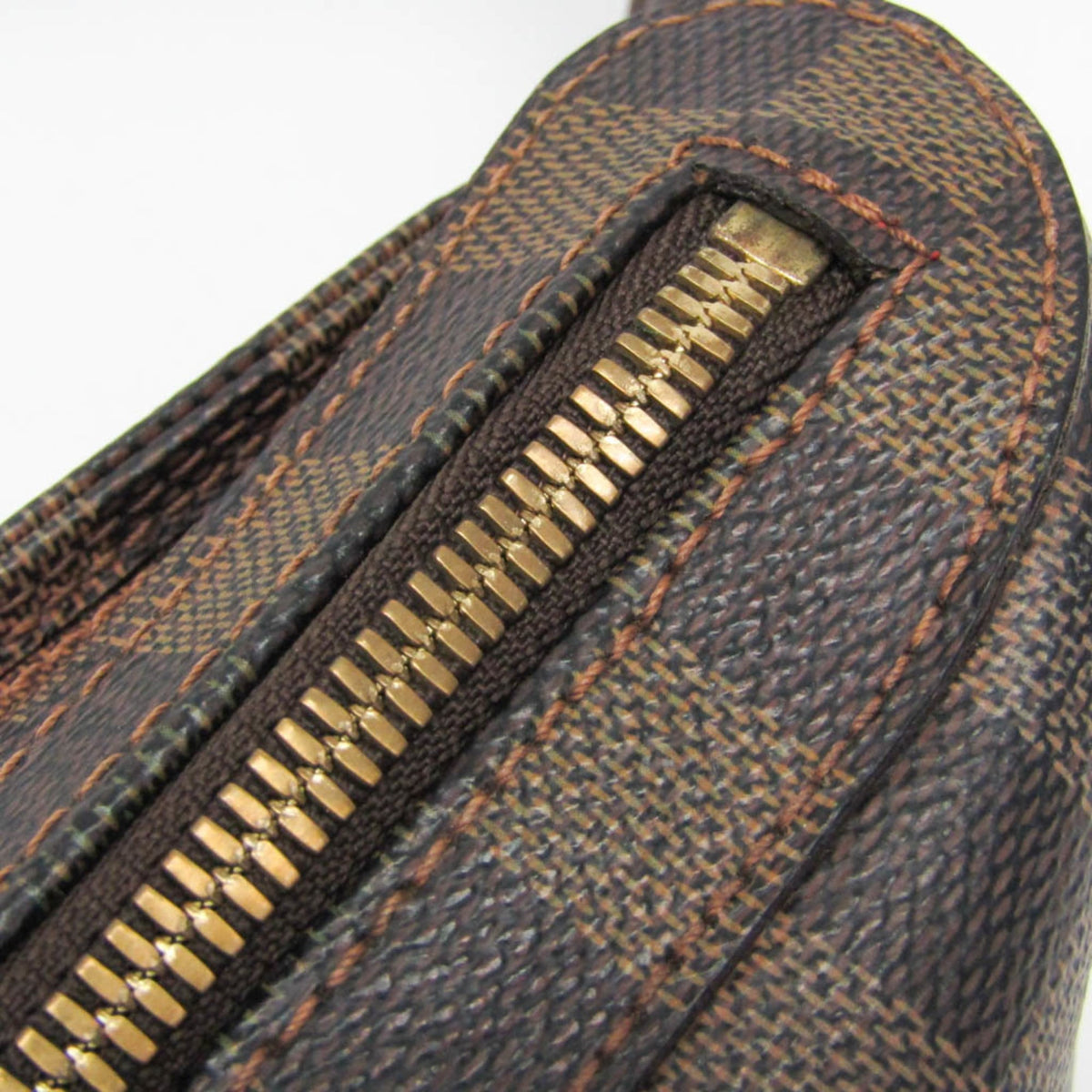 Louis Vuitton Geronimos Waist Damier Ebene Brown Canvas Shoulder Bag Bag (Pre-Owned)