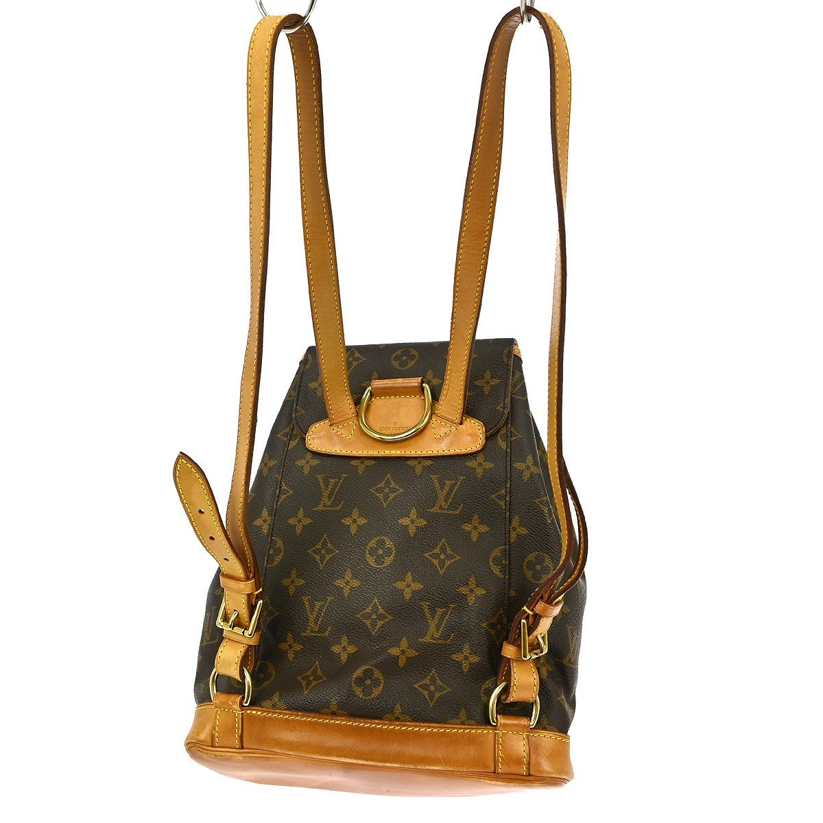 Louis Vuitton Montsouris Monogram Brown Canvas Backpack Bag (Pre-Owned)