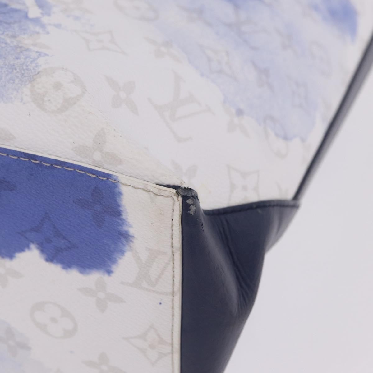 Louis Vuitton New Limited Edition Monogram Watercolor Canvas Blue Canvas Tote Bag Bag (Pre-Owned)
