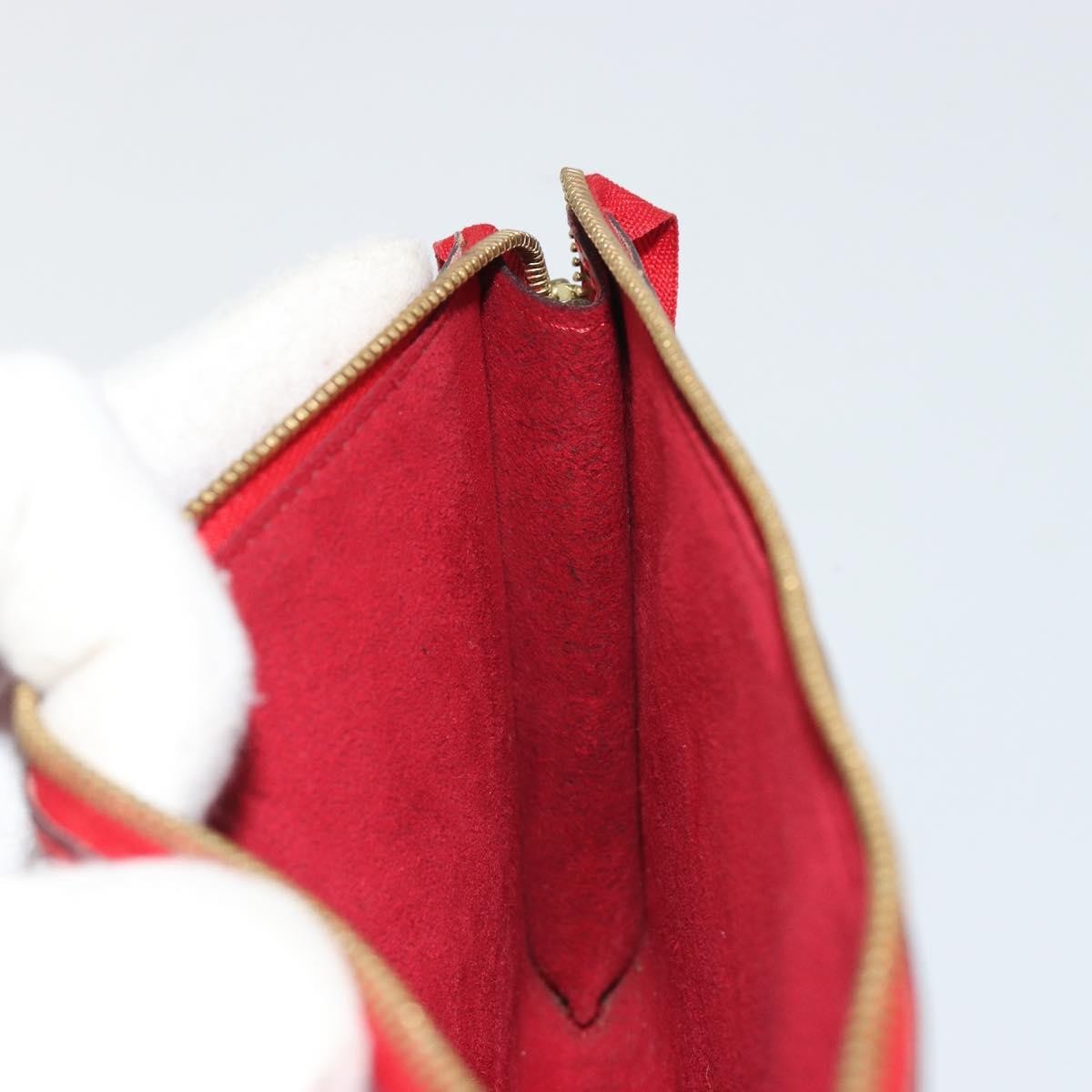 Louis Vuitton Pochette Accessoires Epi Red Leather Clutche & Pouche Bag (Pre-Owned)