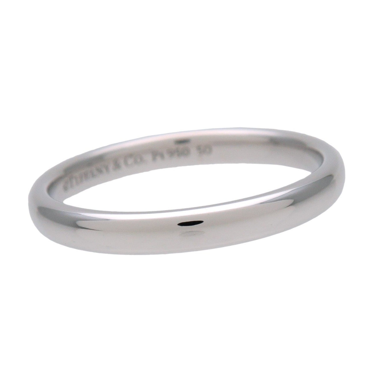 Tiffany & Co. Forever Wedding Band 950 Platinum Silver Platinum Ring Jewelry (Pre-Owned)