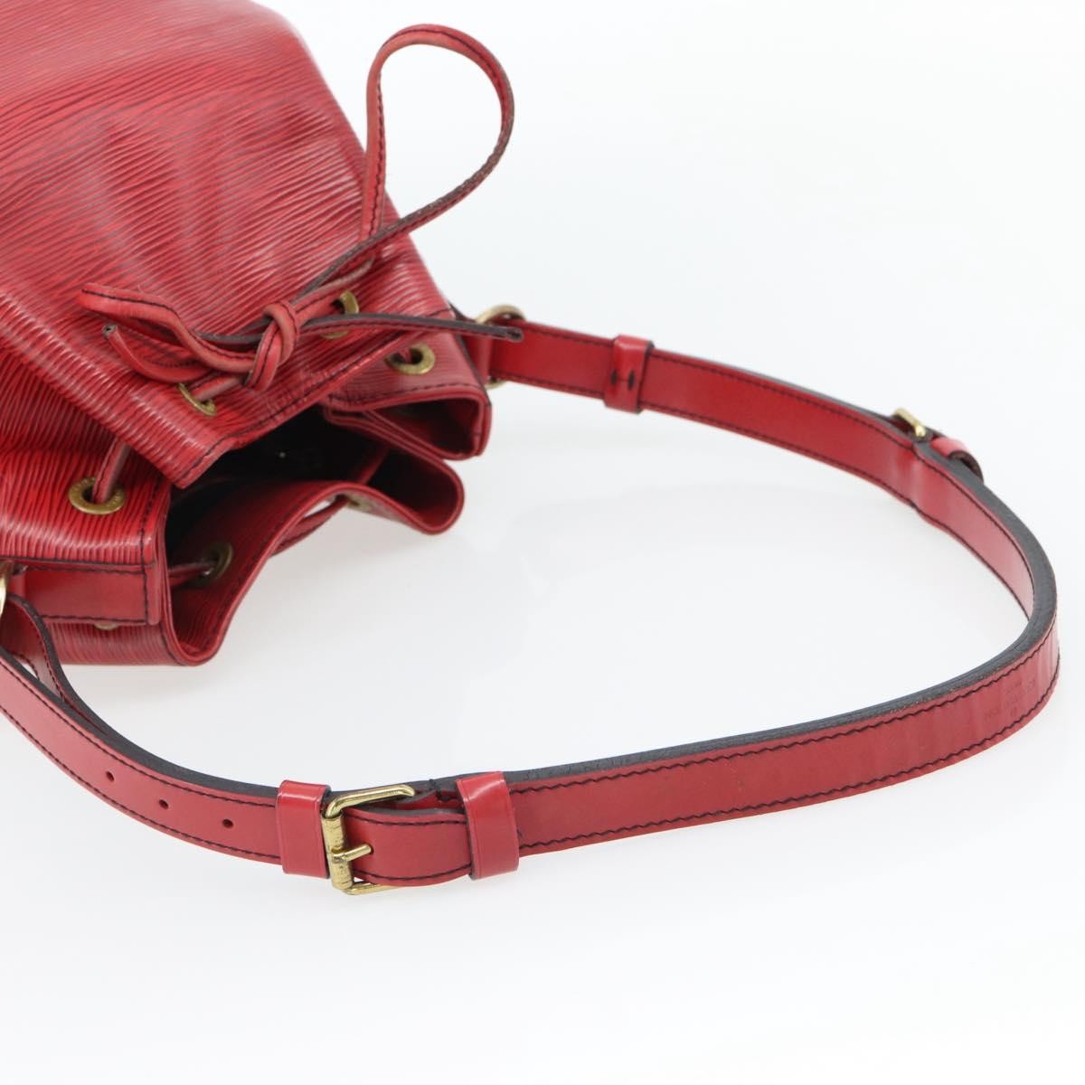 Louis Vuitton Petit Noe Epi Leather Red Leather Shoulder Bag Bag (Pre-Owned)