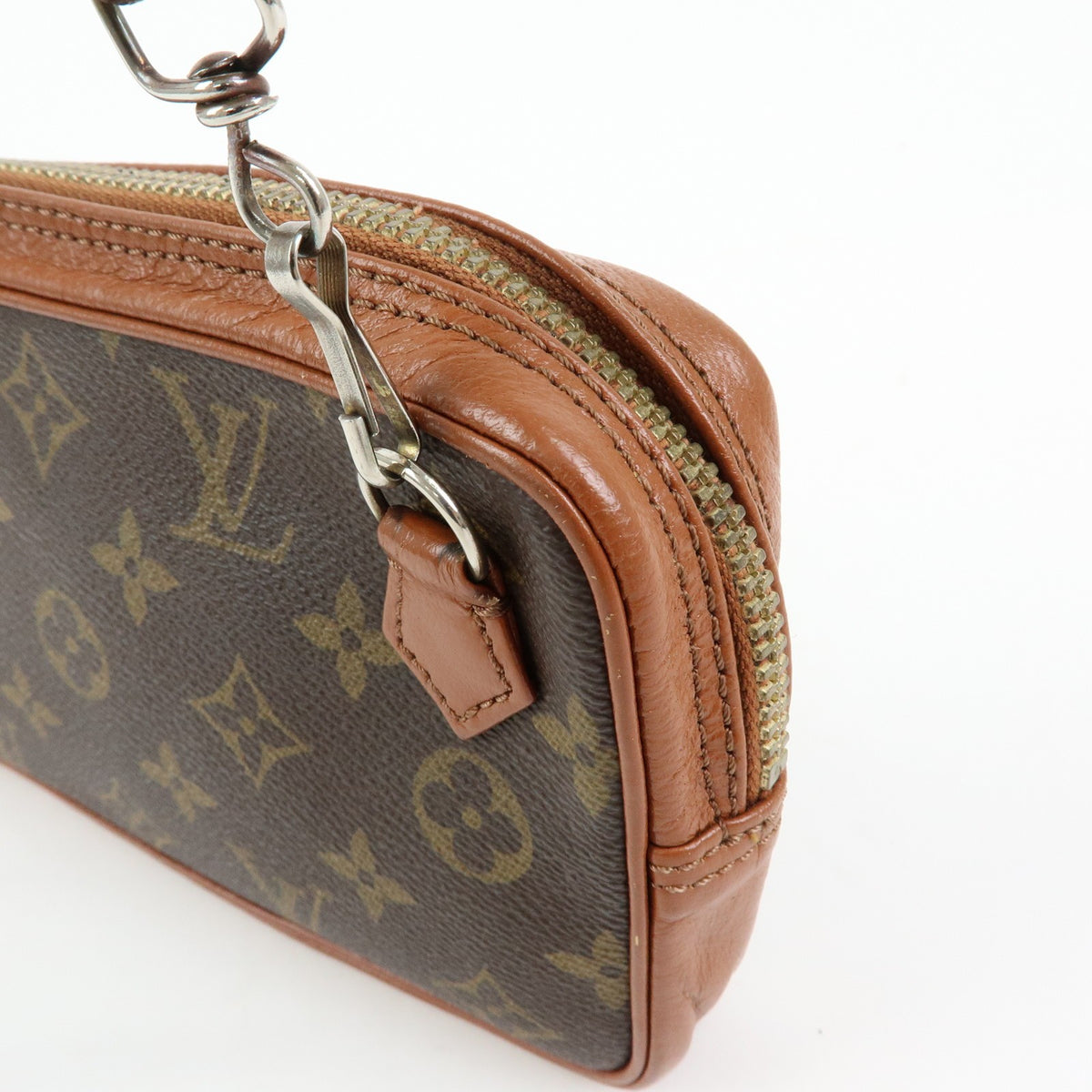 Louis Vuitton Pochette Marly Bandouliere Monogram Canvas Brown Canvas Handbag (Pre-Owned)