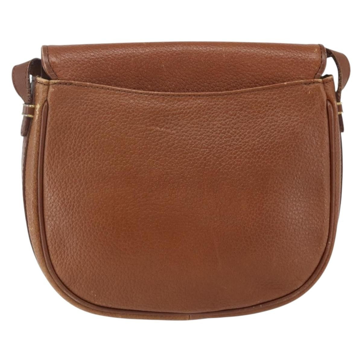 Burberry Vintage Leather Brown Leather Shoulder Bag Bag (Pre-Owned)