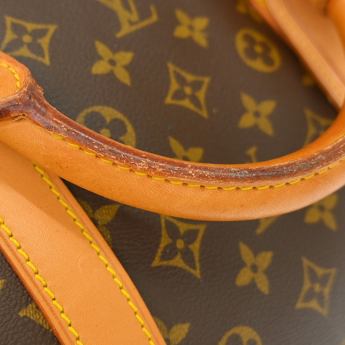 Louis Vuitton Keepall Bandouliere Monogram Canvas Brown Canvas Travel Bag Bag (Pre-Owned)