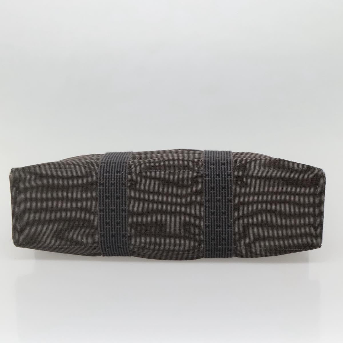 Hermes Fourre-Tout Herline Fourre-Tout Herline Gray Canvas Bag (Pre-Owned)