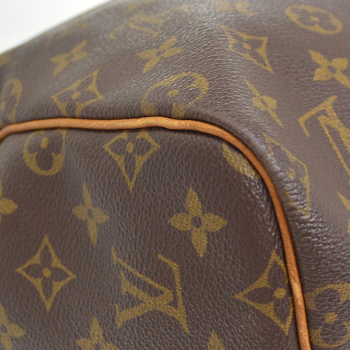 Louis Vuitton Keepall Monogram Canvas Brown Canvas Travel Bag Bag (Pre-Owned)