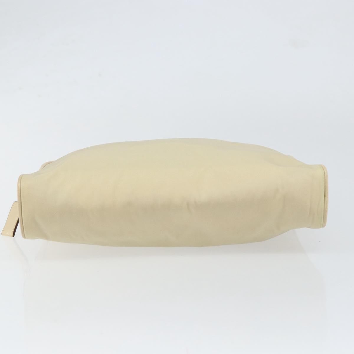 Prada Vintage Tessuto Beige Nylon Handbag (Pre-Owned)