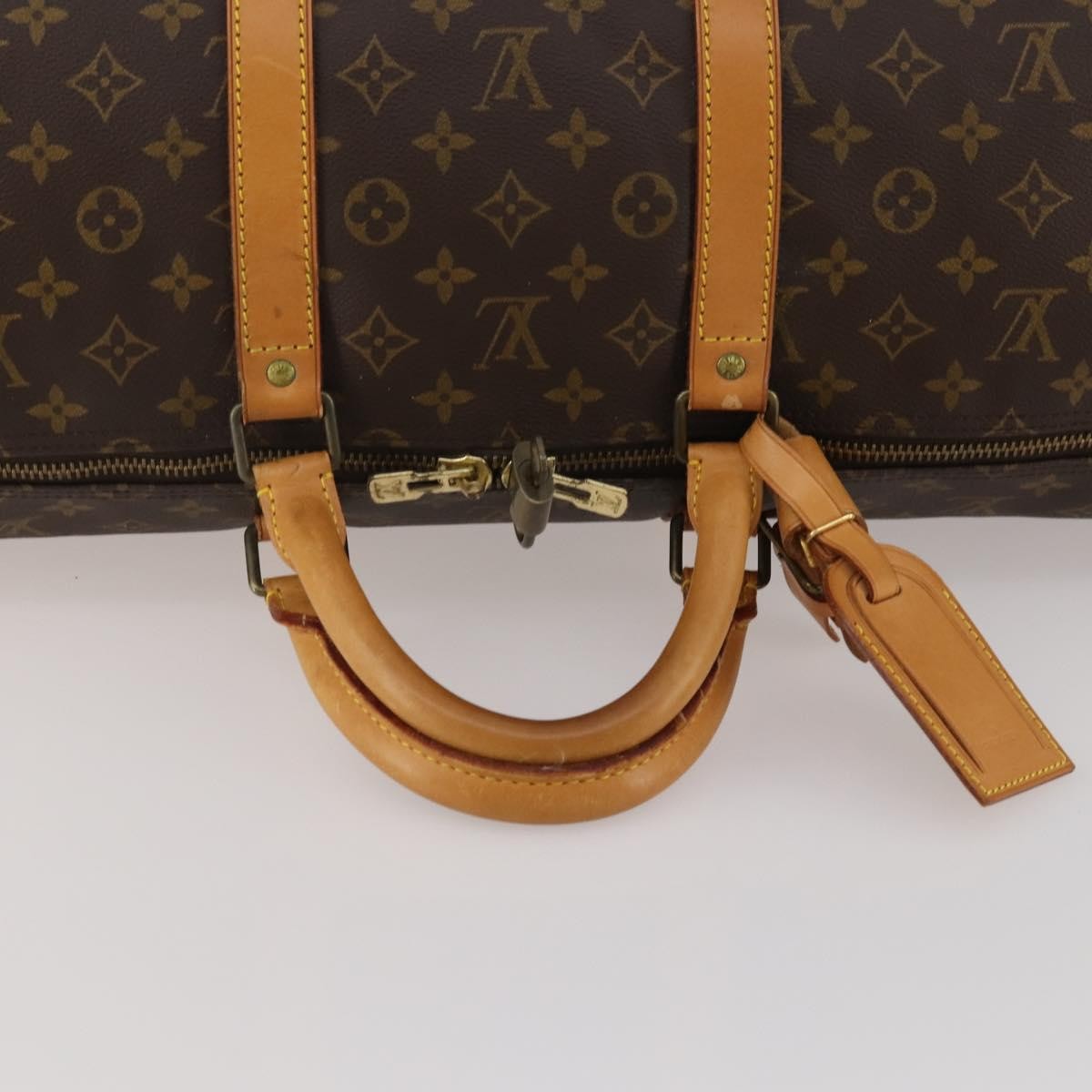 Louis Vuitton Keepall Monogram Canvas Brown Canvas Travel Bag Bag (Pre-Owned)