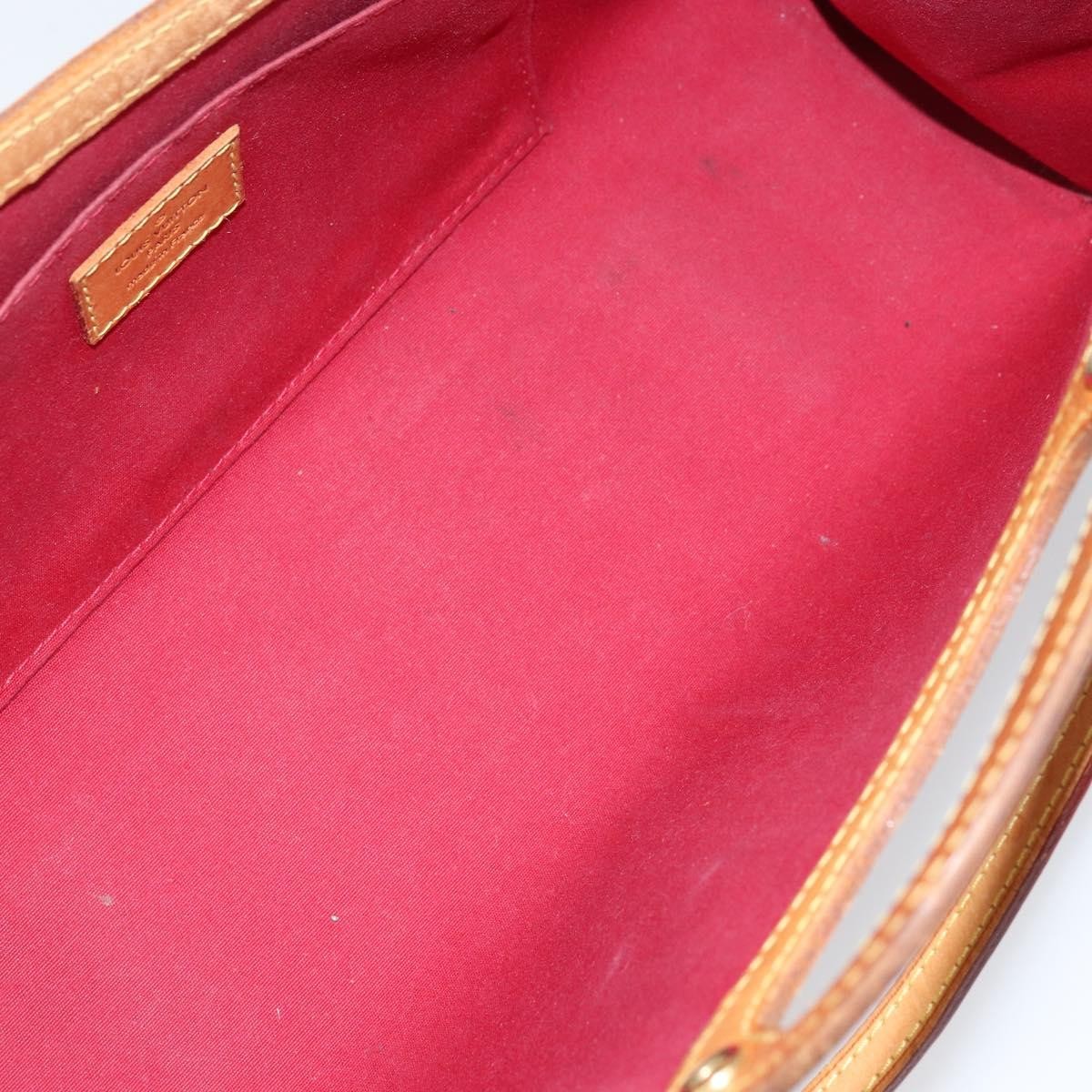 Louis Vuitton Roxbury Drive Monogram Vernis Red Patent_Leather Handbag (Pre-Owned)