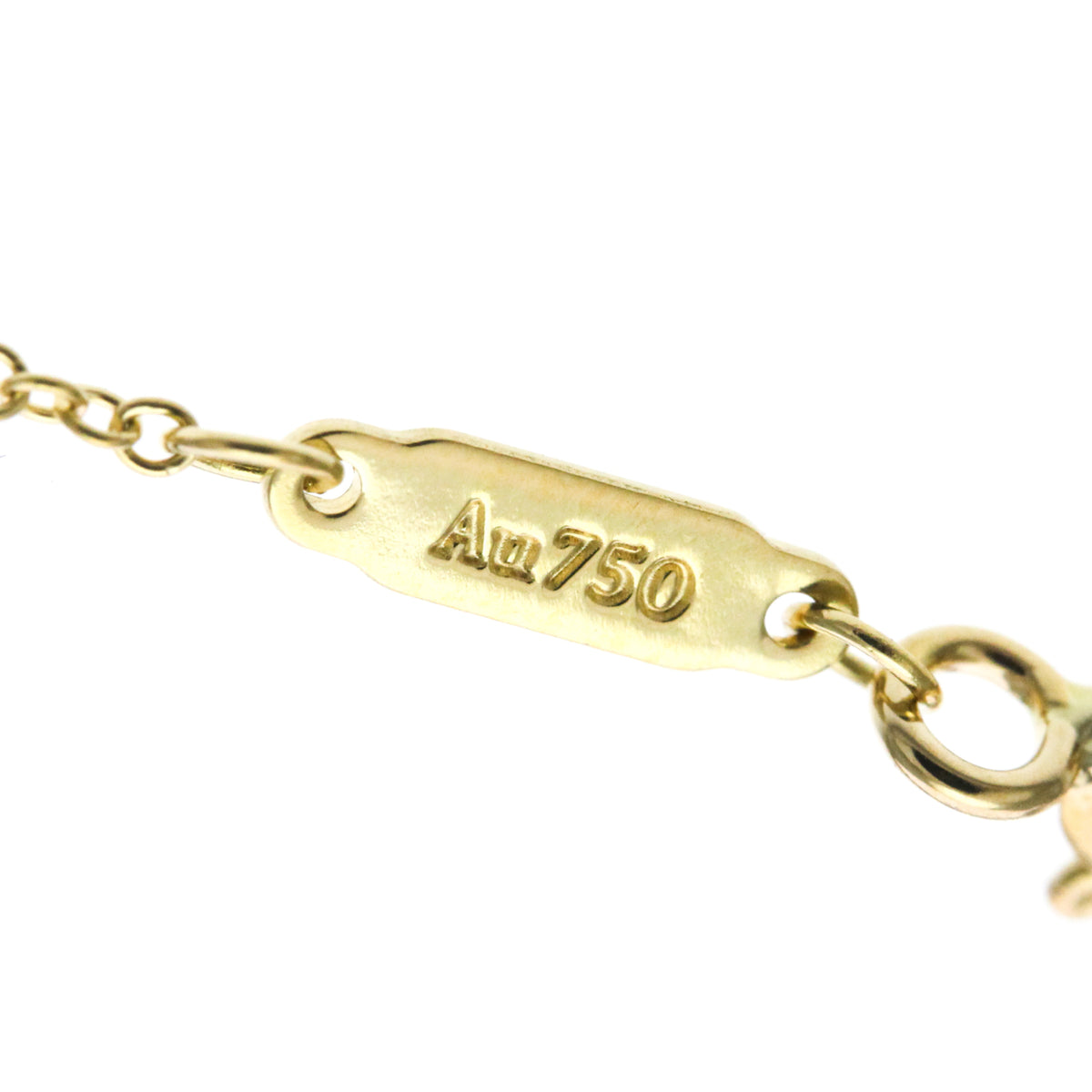 Tiffany & Co. T Smile Pendant 18K Yellow Gold Gold Yellow_Gold Necklace Jewelry (Pre-Owned)