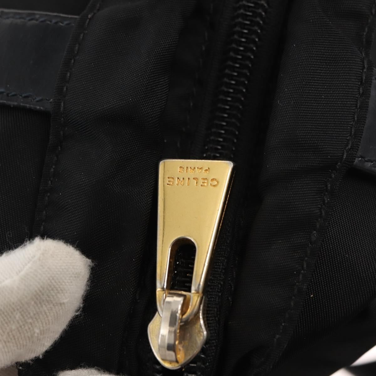 Celine Tote Nylon Black Nylon Tote Bag Bag (Pre-Owned)