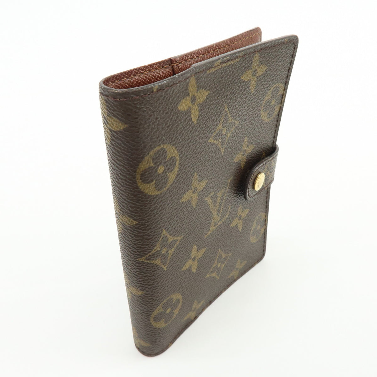 Louis Vuitton Agenda Cover Monogram Canvas Brown Canvas Wallets Accessory (Pre-Owned)