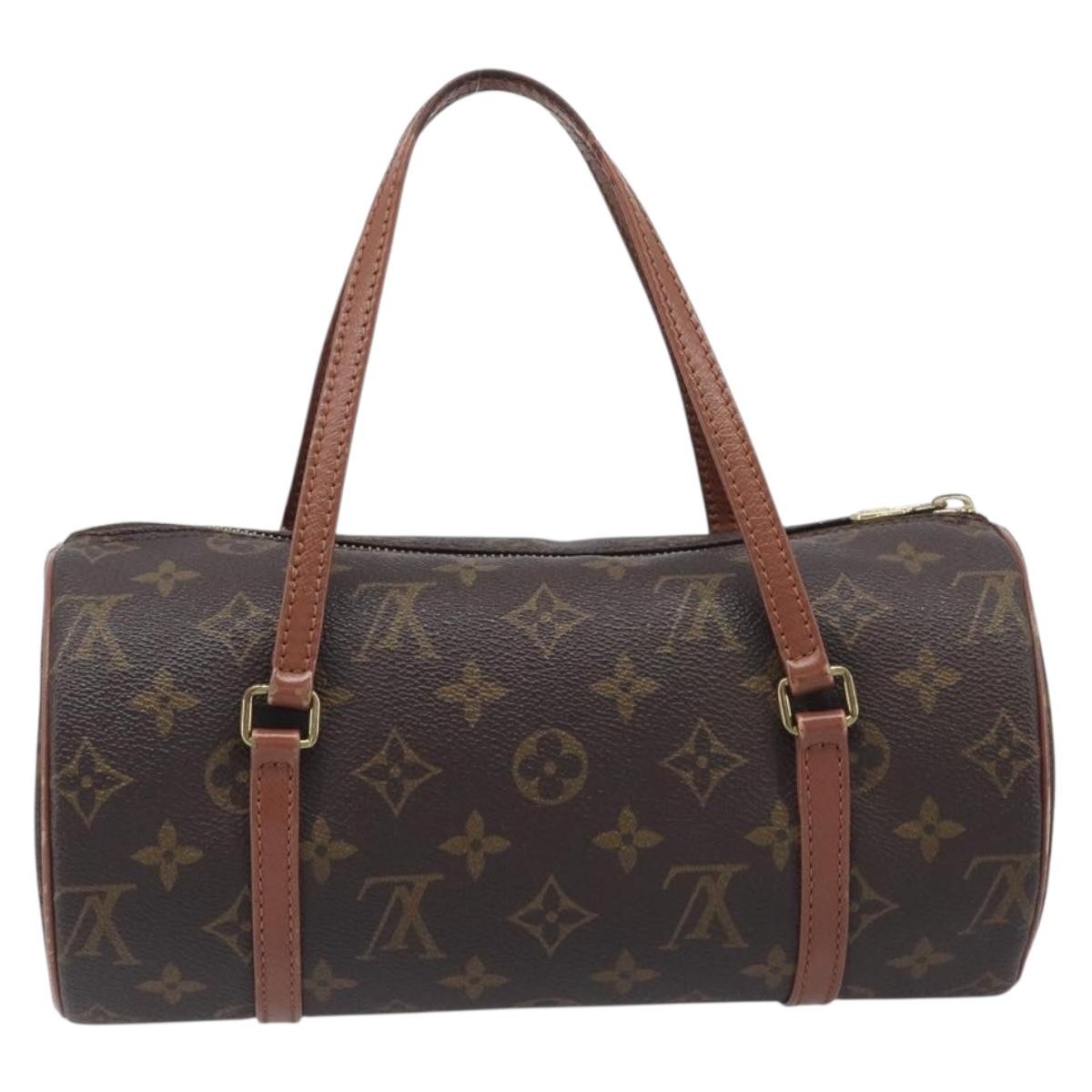 Louis Vuitton Papillon Monogram Canvas Brown Canvas Handbag (Pre-Owned)