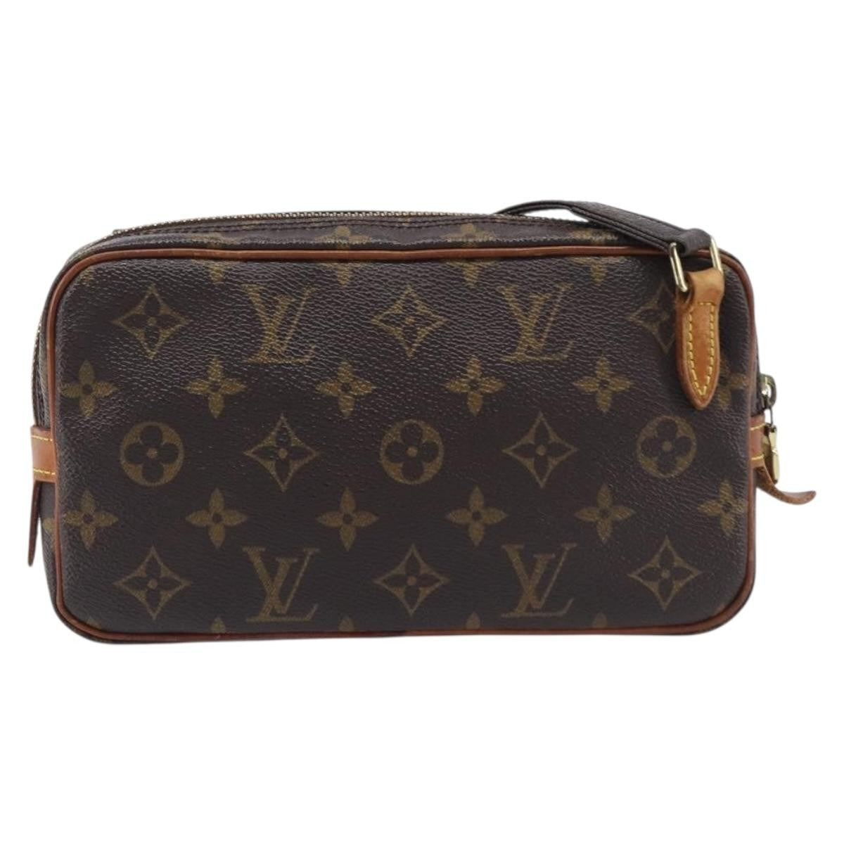 Louis Vuitton Pochette Marly Bandouliere Monogram Canvas Brown Canvas Handbag (Pre-Owned)