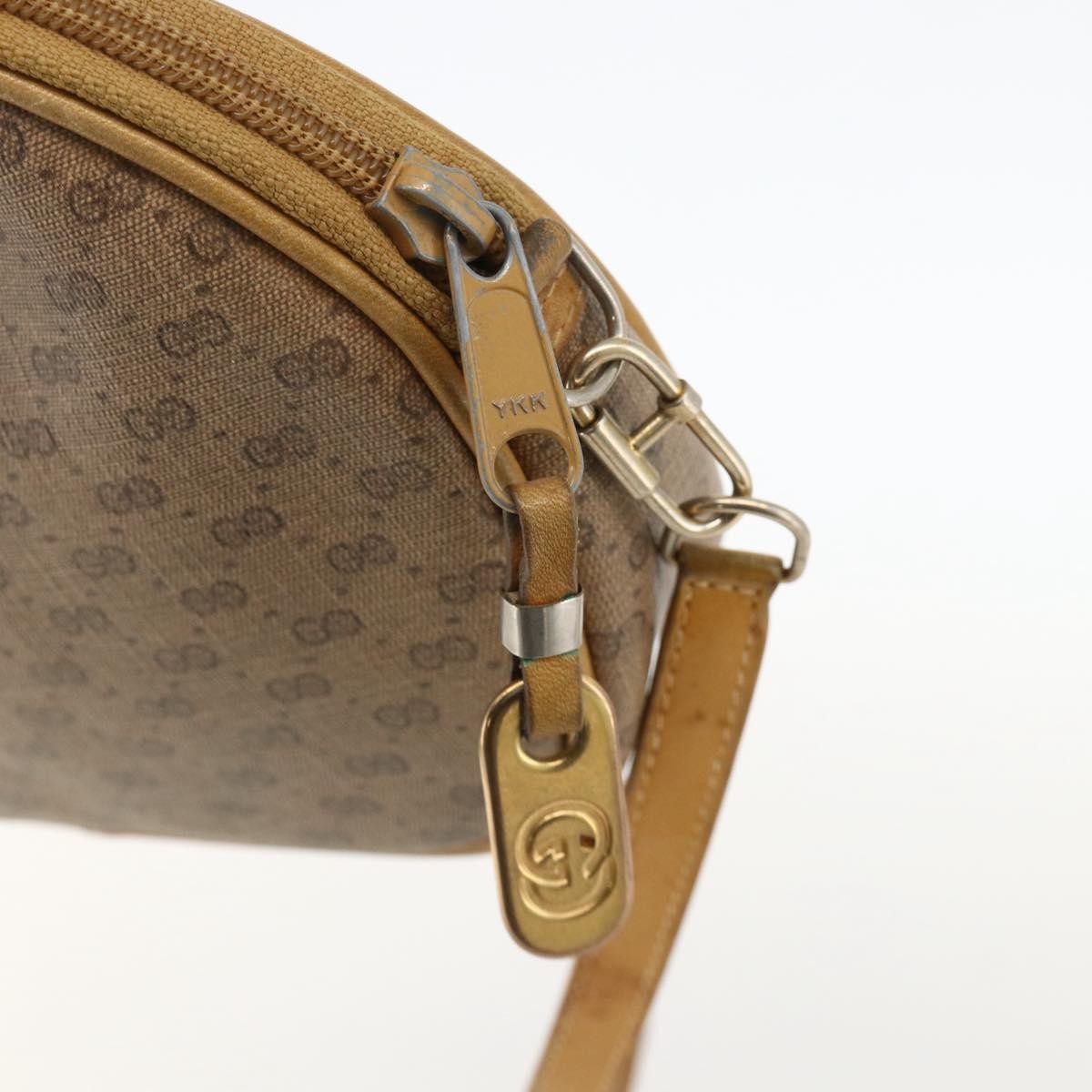 Gucci Micro Gg Supreme Gg Canvas Beige Pvc Shoulder Bag Bag (Pre-Owned)