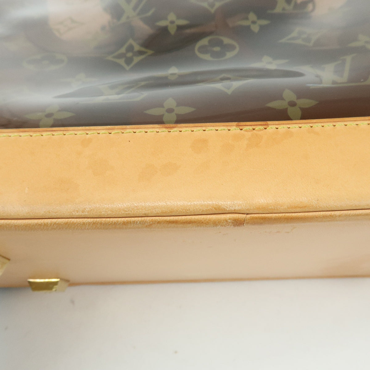 Louis Vuitton Sac Ambre Monogram Vinyl Brown Plastic Handbag (Pre-Owned)