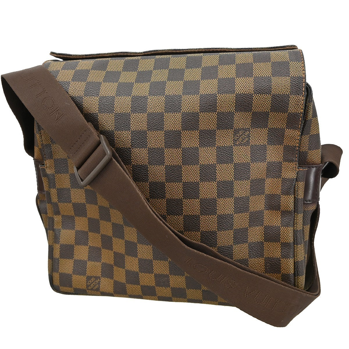 Louis Vuitton Naviglio Damier Brown Canvas Shoulder Bag Bag (Pre-Owned)