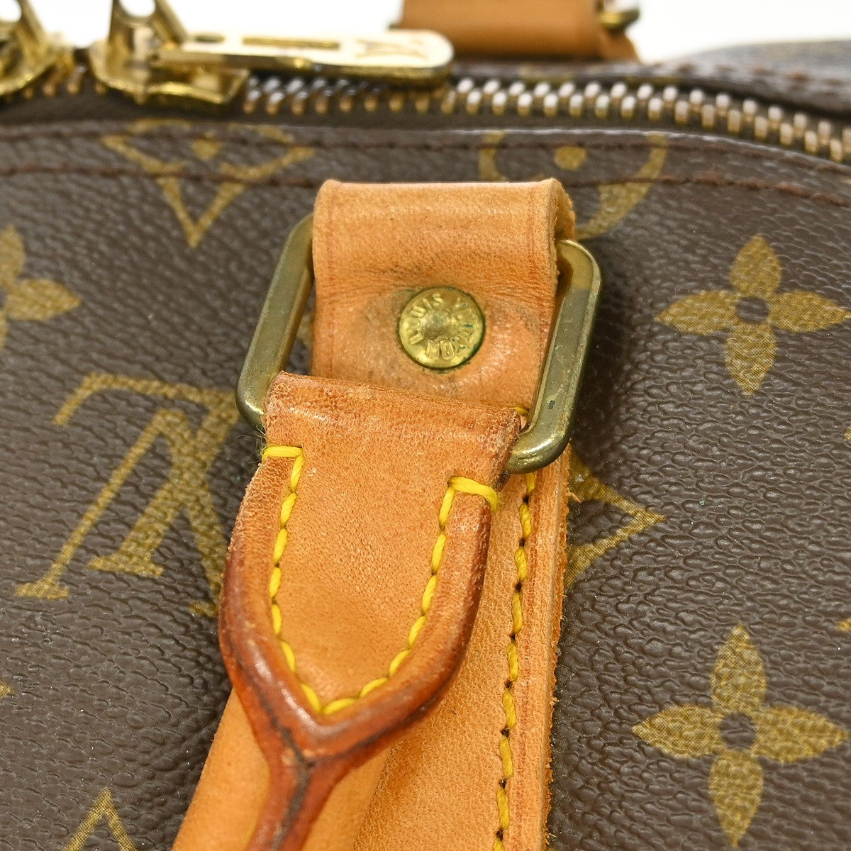Louis Vuitton Keepall Monogram Canvas Brown Canvas Travel Bag Bag (Pre-Owned)