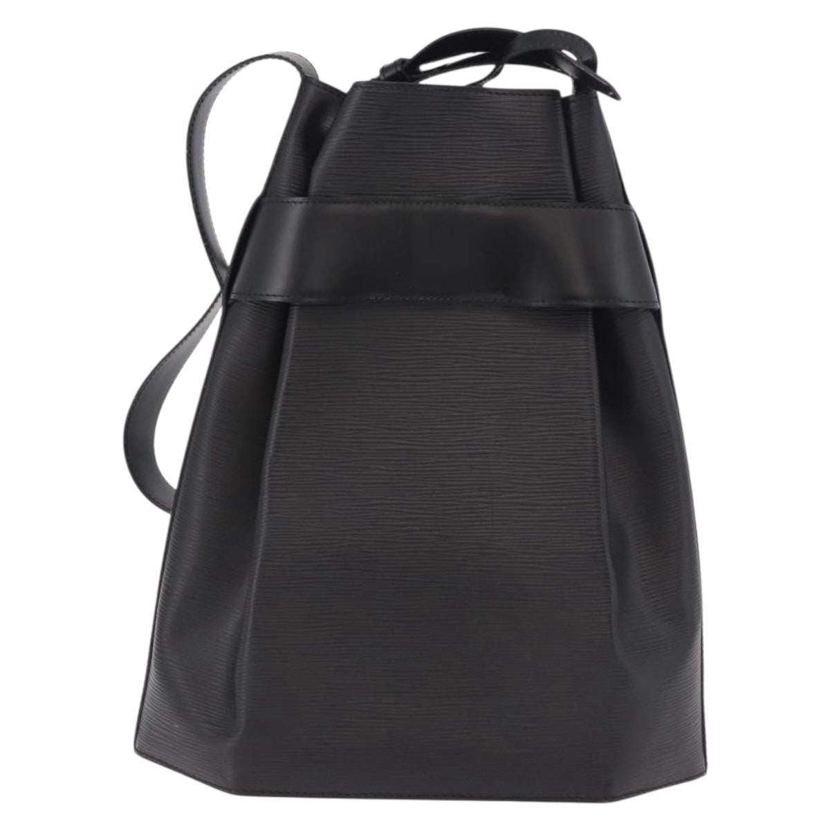 Louis Vuitton Vintage Sac D'epaule Epi Leather Black Leather Shoulder Bag Bag (Pre-Owned)