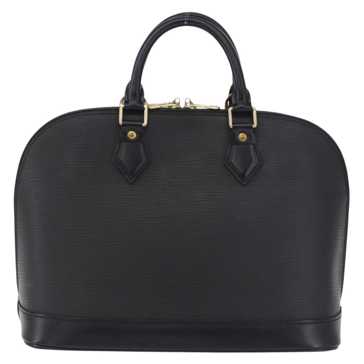 Louis Vuitton Alma Epi Leather Black Leather Handbag (Pre-Owned)