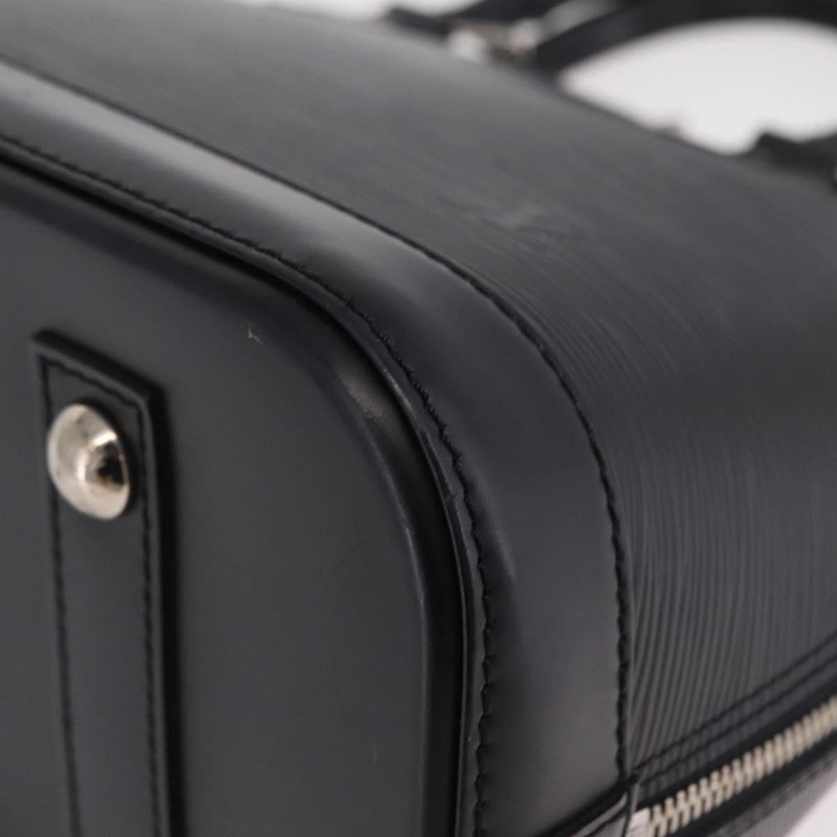 Louis Vuitton Alma Epi Leather Black Leather Handbag (Pre-Owned)