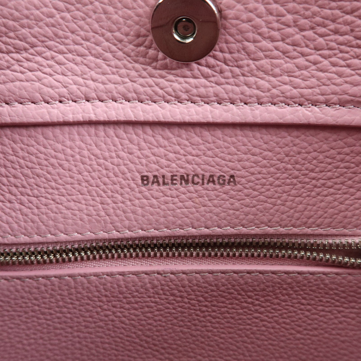 Balenciaga Everyday 2.0 North South Leather Pink Leather Tote Bag Bag (Pre-Owned)
