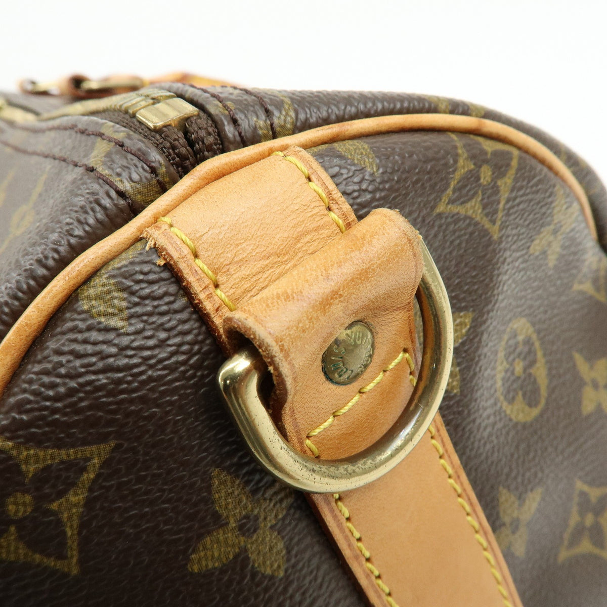 Louis Vuitton Keepall Bandouliere Monogram Canvas Brown Canvas Travel Bag Bag (Pre-Owned)