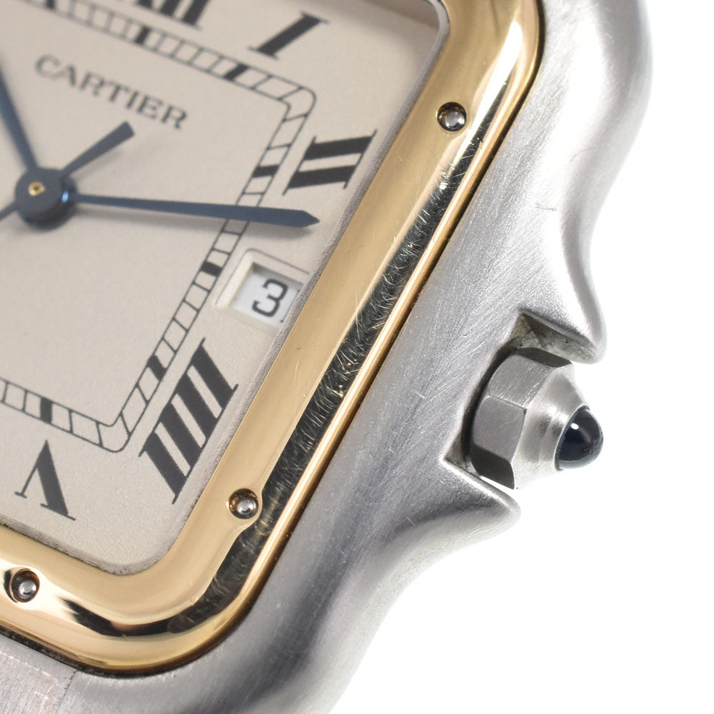 Cartier Vintage Panthere De Cartier Quartz Stainless Steel And Yellow Gold Watch (Pre-Owned)