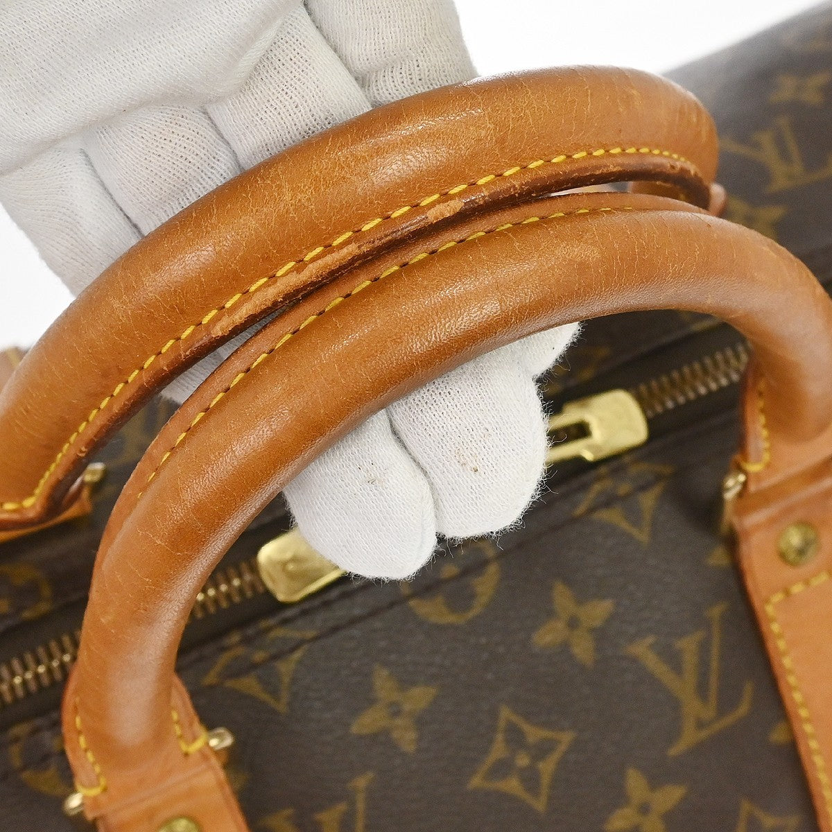 Louis Vuitton Keepall Monogram Canvas Brown Canvas Travel Bag Bag (Pre-Owned)