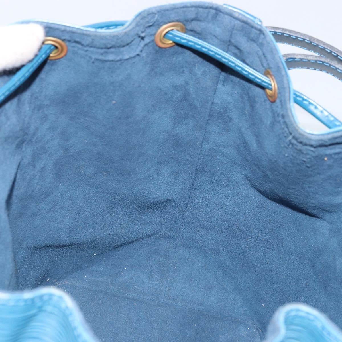 Louis Vuitton Petit Noe Epi Leather Blue Leather Shoulder Bag Bag (Pre-Owned)