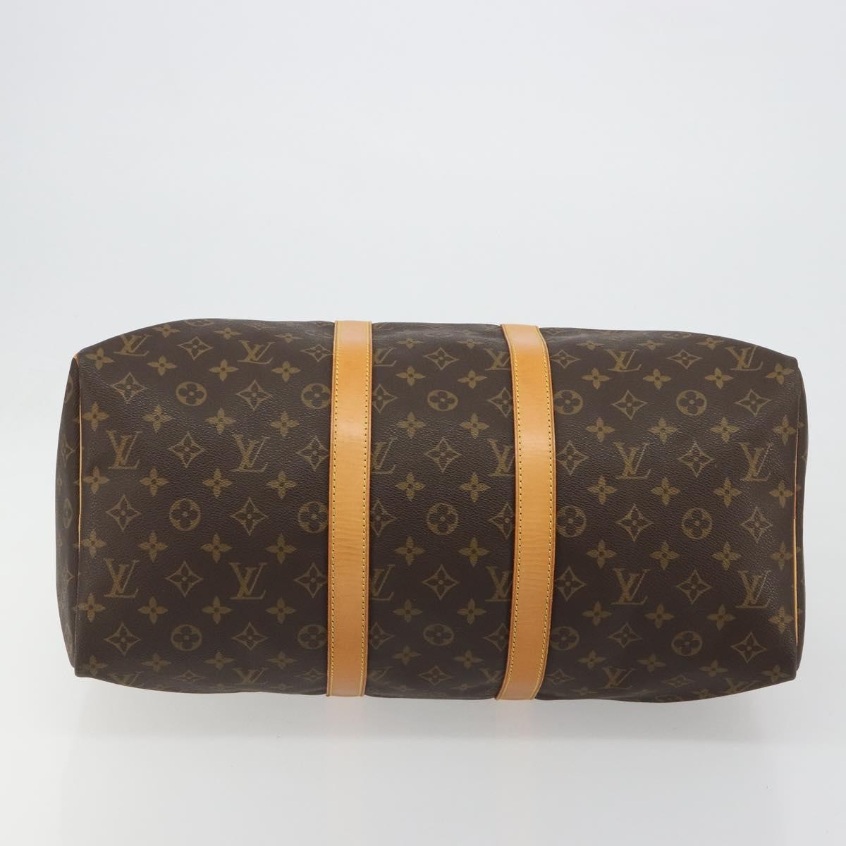 Louis Vuitton Keepall Monogram Canvas Brown Canvas Travel Bag Bag (Pre-Owned)