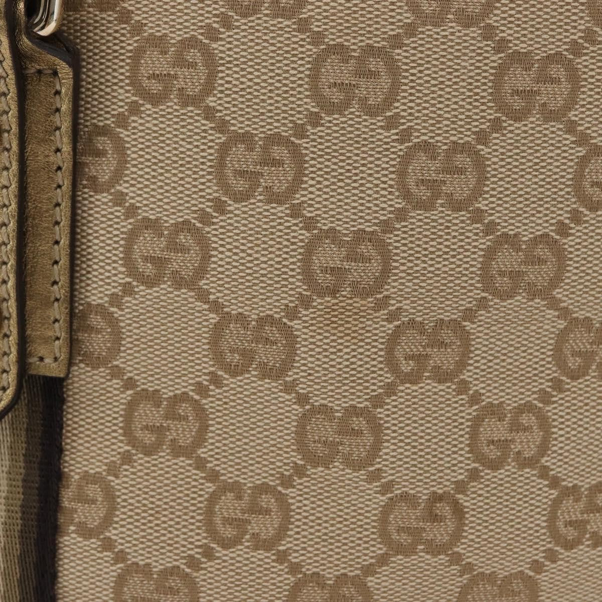 Gucci Jolicoeur Gg Canvas Beige Canvas Tote Bag Bag (Pre-Owned)