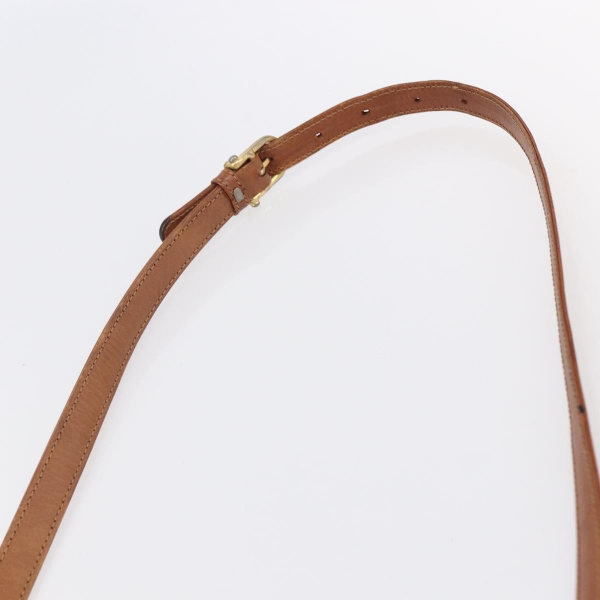 Celine Vintage Macadam Canvas And Leather Beige Canvas Shoulder Bag Bag (Pre-Owned)