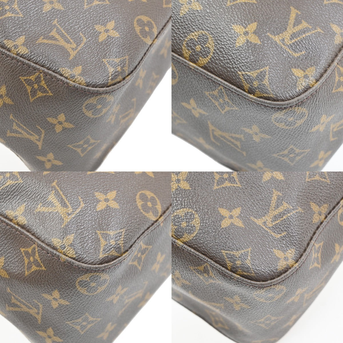 Louis Vuitton Monogram Looping Monogram Canvas Brown Canvas Handbag (Pre-Owned)