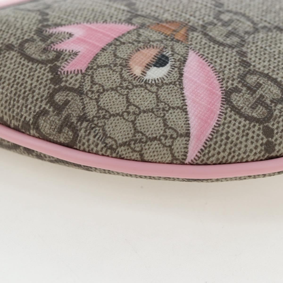 Gucci Children's Zip Printed Gg Coated Canvas Beige Canvas Backpack Bag (Pre-Owned)
