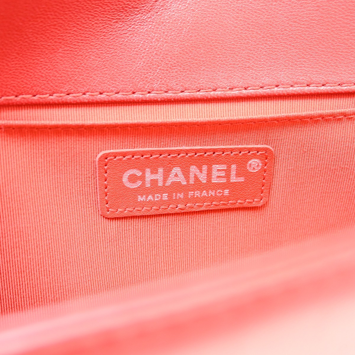 Chanel Boy Lambskin Black Leather Shoulder Bag Bag (Pre-Owned)