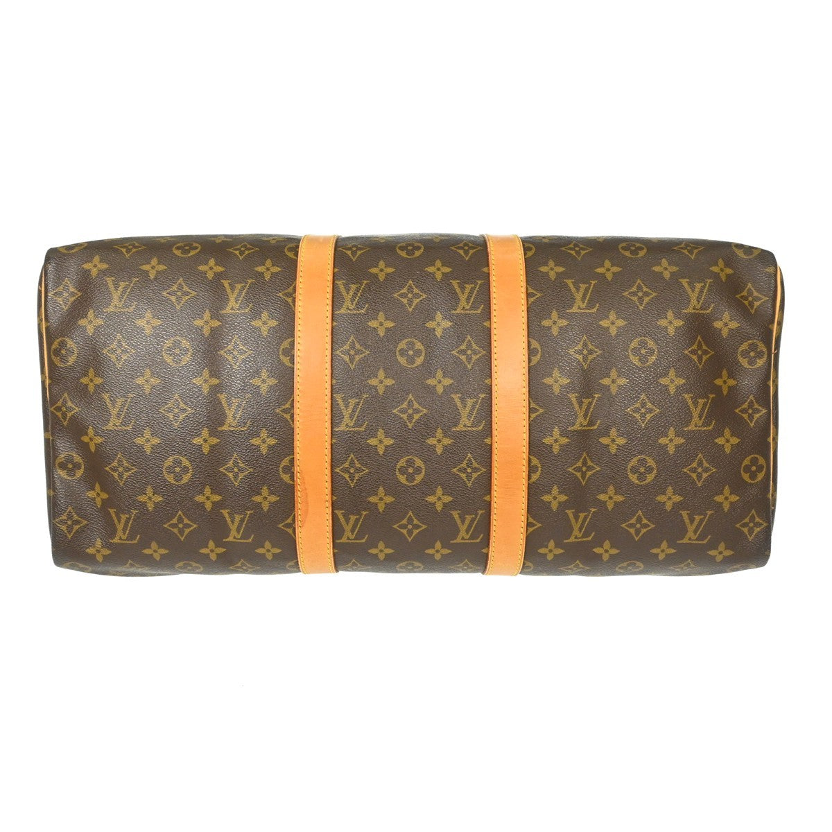 Louis Vuitton Keepall Monogram Canvas Brown Canvas Travel Bag Bag (Pre-Owned)