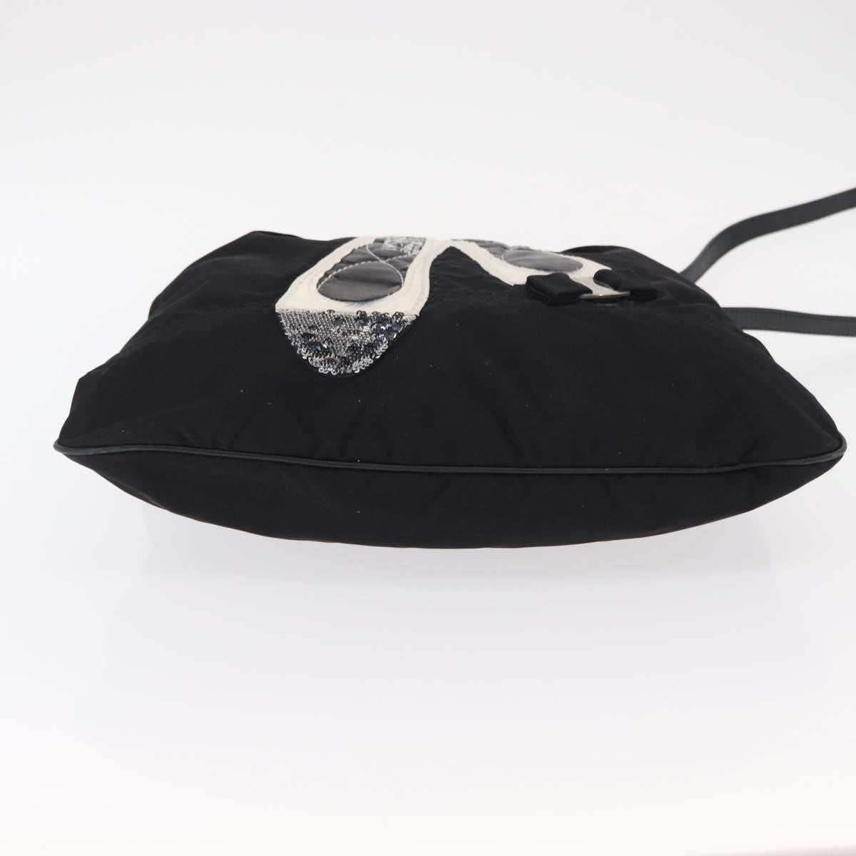 Salvatore Ferragamo Vala Tote Nylon Black Nylon Tote Bag Bag (Pre-Owned)