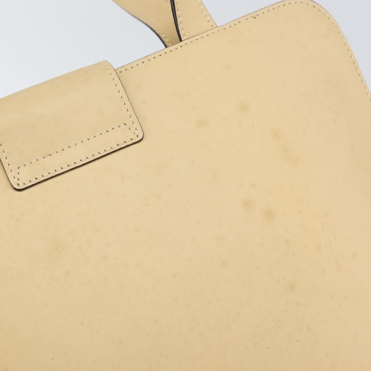 Celine Vintage Leather Beige Leather Shoulder Bag Bag (Pre-Owned)