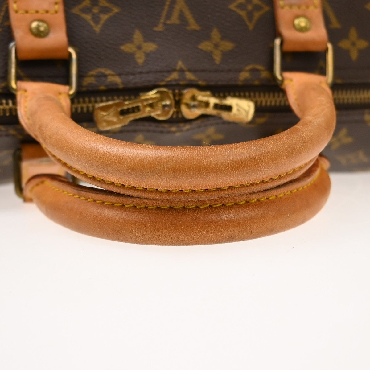 Louis Vuitton Keepall Canvas Brown Canvas Travel Bag Bag (Pre-Owned)