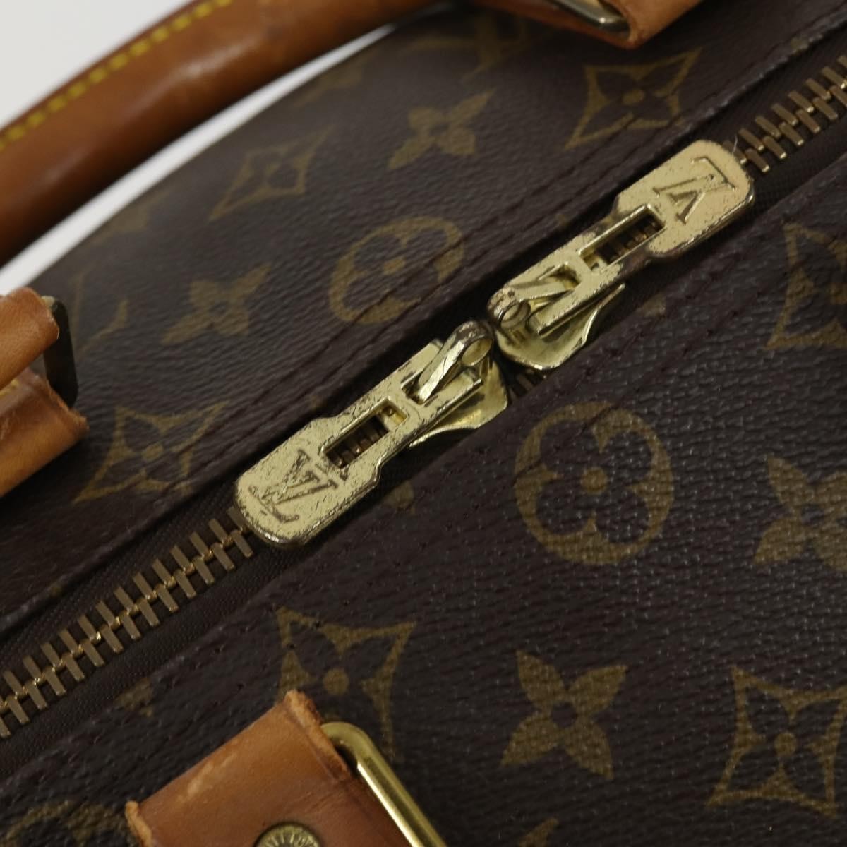 Louis Vuitton Keepall Monogram Canvas Brown Canvas Travel Bag Bag (Pre-Owned)