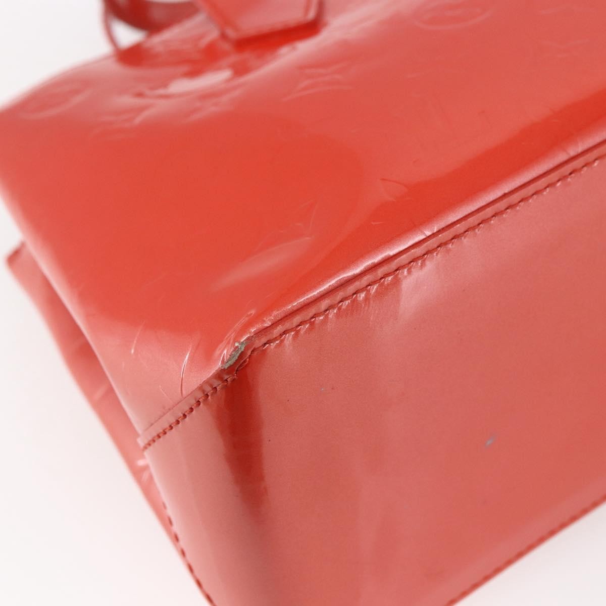 Louis Vuitton Wilshire Monogram Vernis Orange Patent_Leather Tote Bag Bag (Pre-Owned)