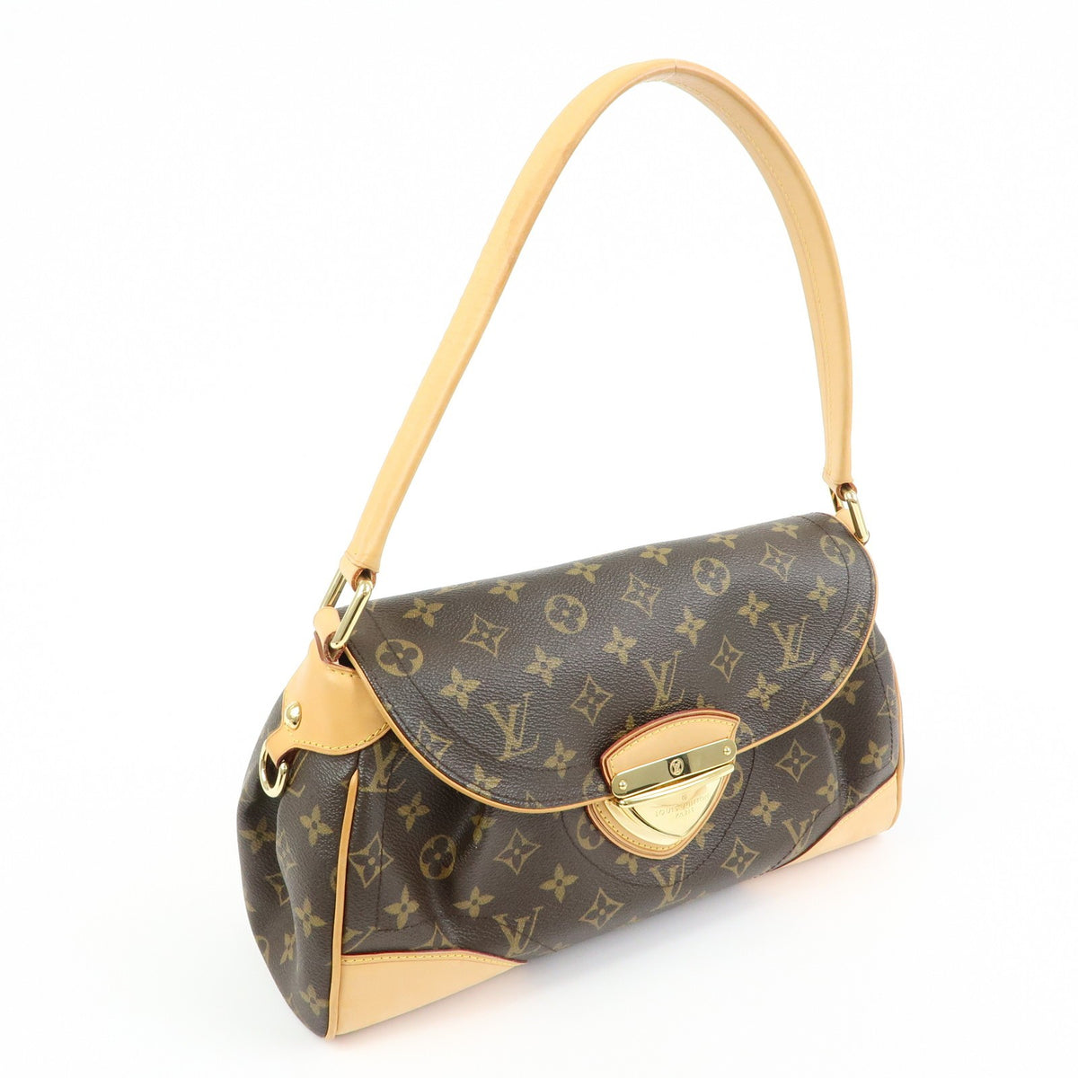 Louis Vuitton Beverly Monogram Canvas Brown Canvas Handbag (Pre-Owned)