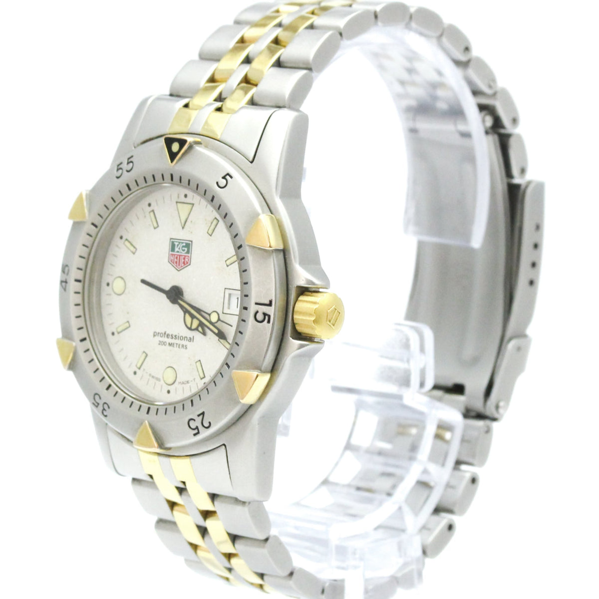 Tag Heuer Link 200M Quartz Stainless Steel With Mother Of Pearl Watch (Pre-Owned)